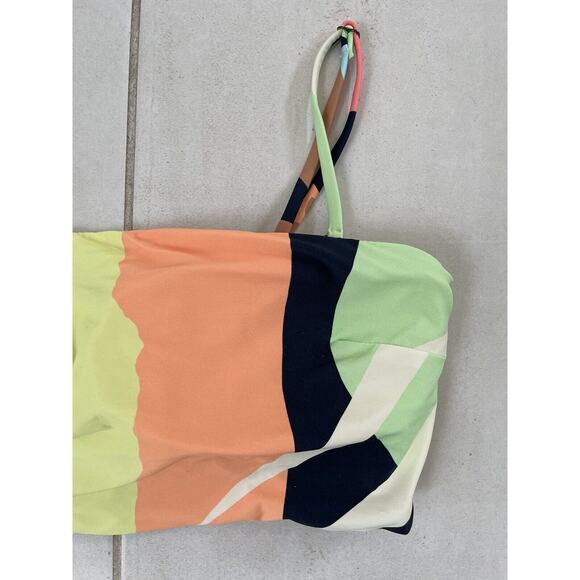 Rip Curl Swim Bikini Bandeau Swimsuit Geometric Print Swimwear - Picture 2 of 11